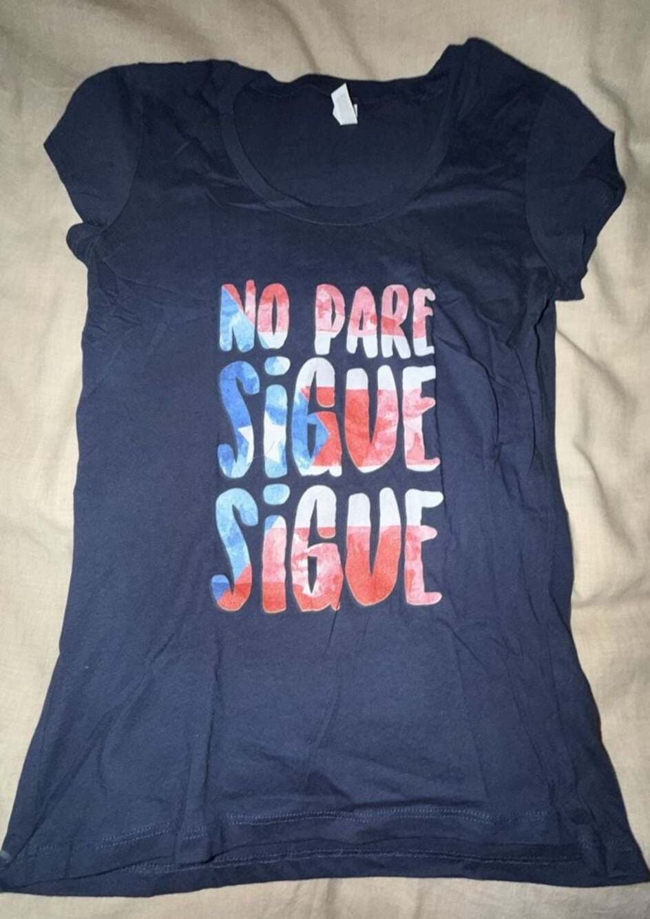 Bella+Canvas No Pare Sigue Sigue Puerto Rican Flag Graphic T-Shirt